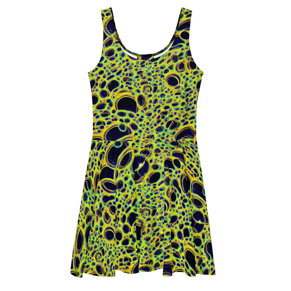 Acidic Nebula on Skater Dress — Front