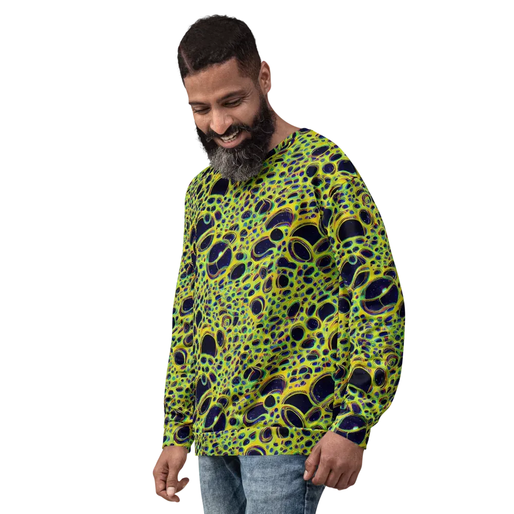 Acidic Nebula on Sweatshirt — Left Front