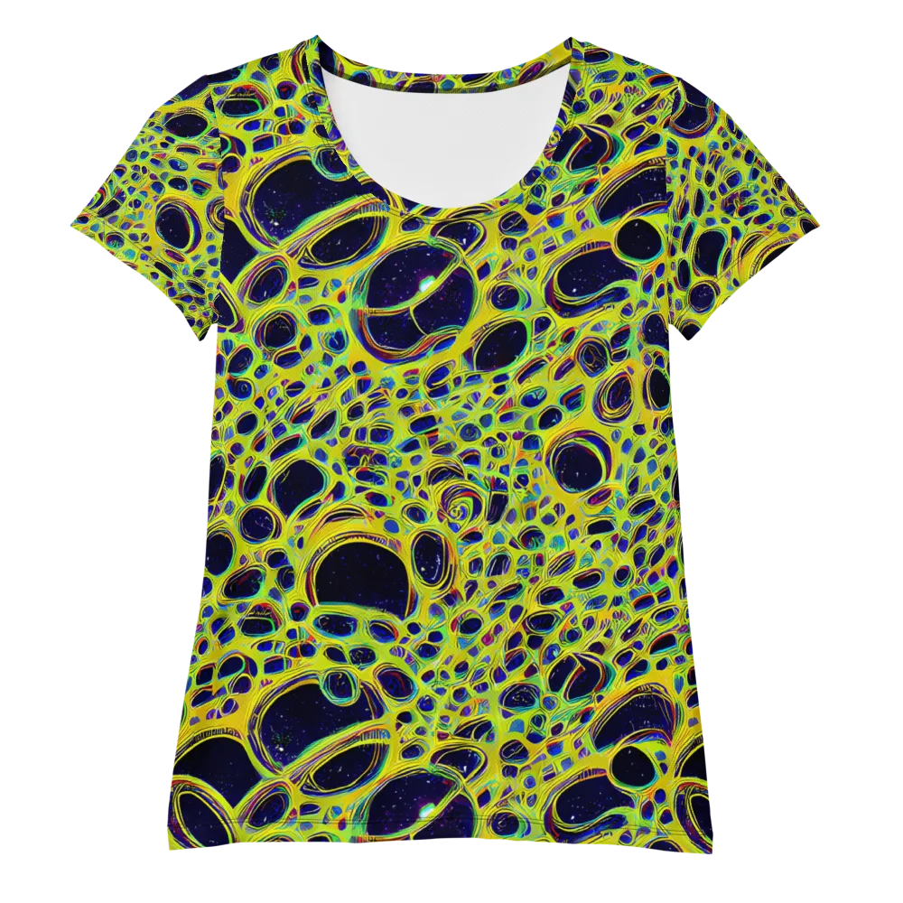 Acidic Nebula on Women's Athletic T-Shirt — Front