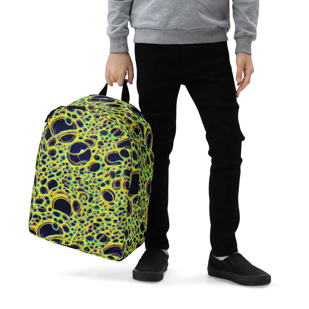 Acidic Nebula on Minimalist Backpack — Zoomed-in
