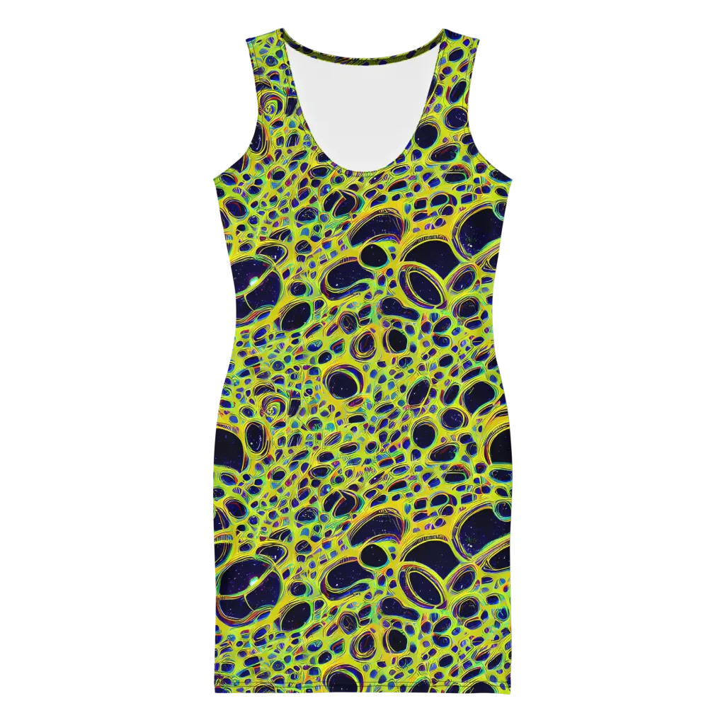 Acidic Nebula on Bodycon Dress — Front