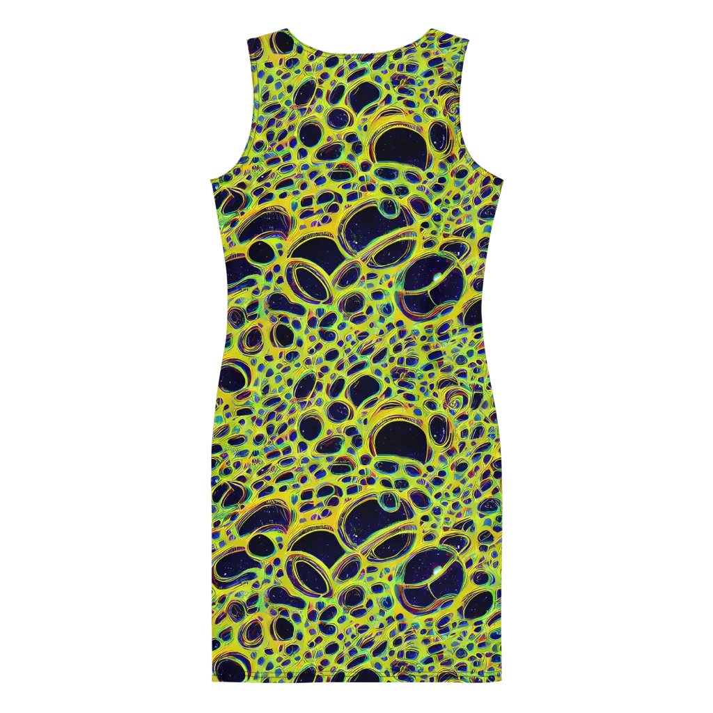 Acidic Nebula on Bodycon Dress — Back
