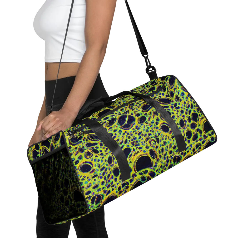Acidic Nebula on Duffle Bag — Front