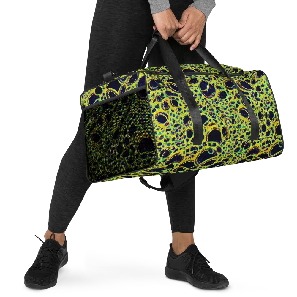 Acidic Nebula on Duffle Bag — Right Front