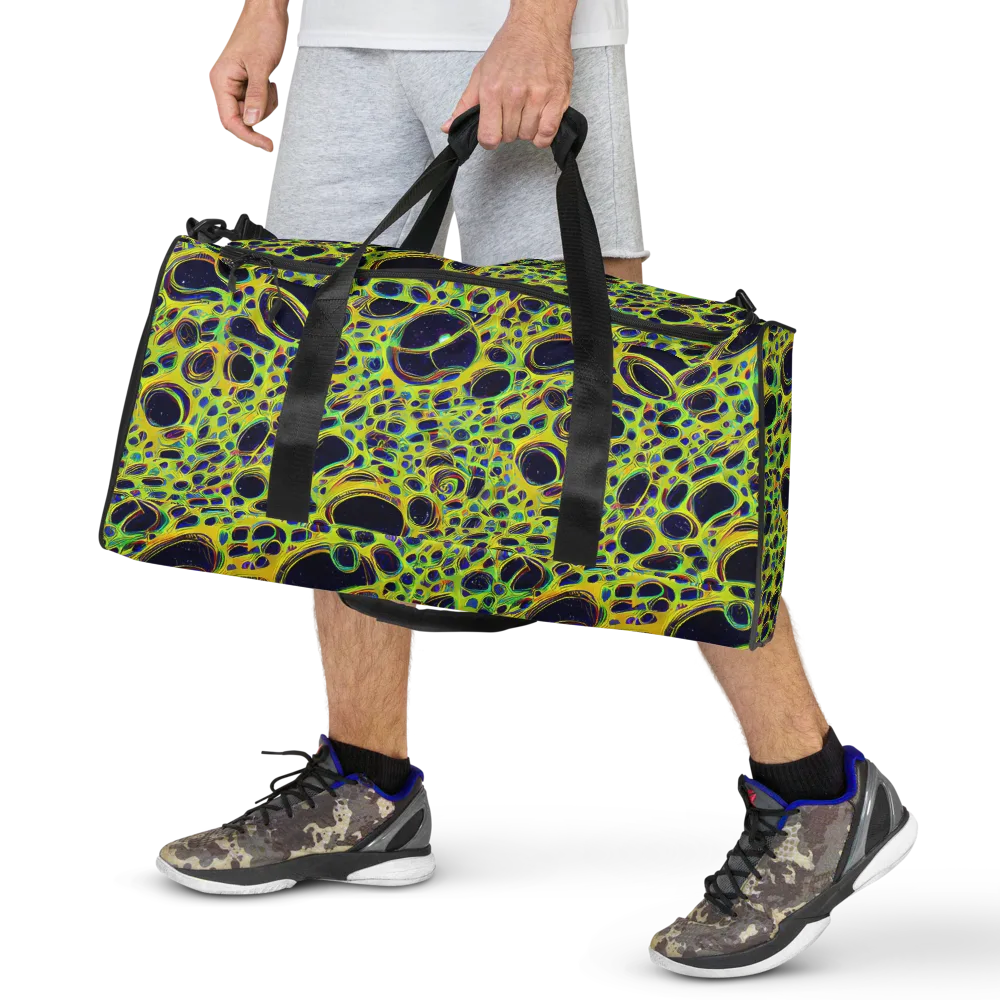 Acidic Nebula on Duffle Bag — Front