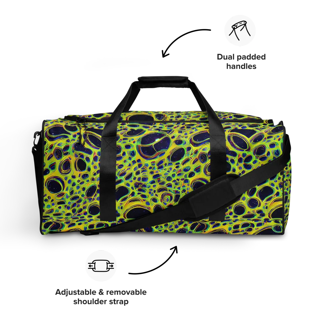 Acidic Nebula on Duffle Bag — Front