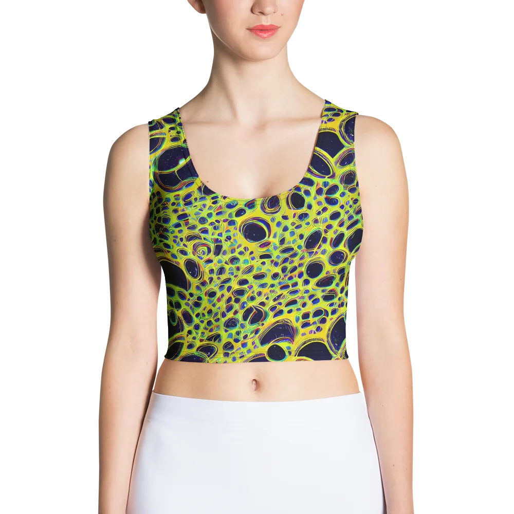 Acidic Nebula on Crop Top — Front
