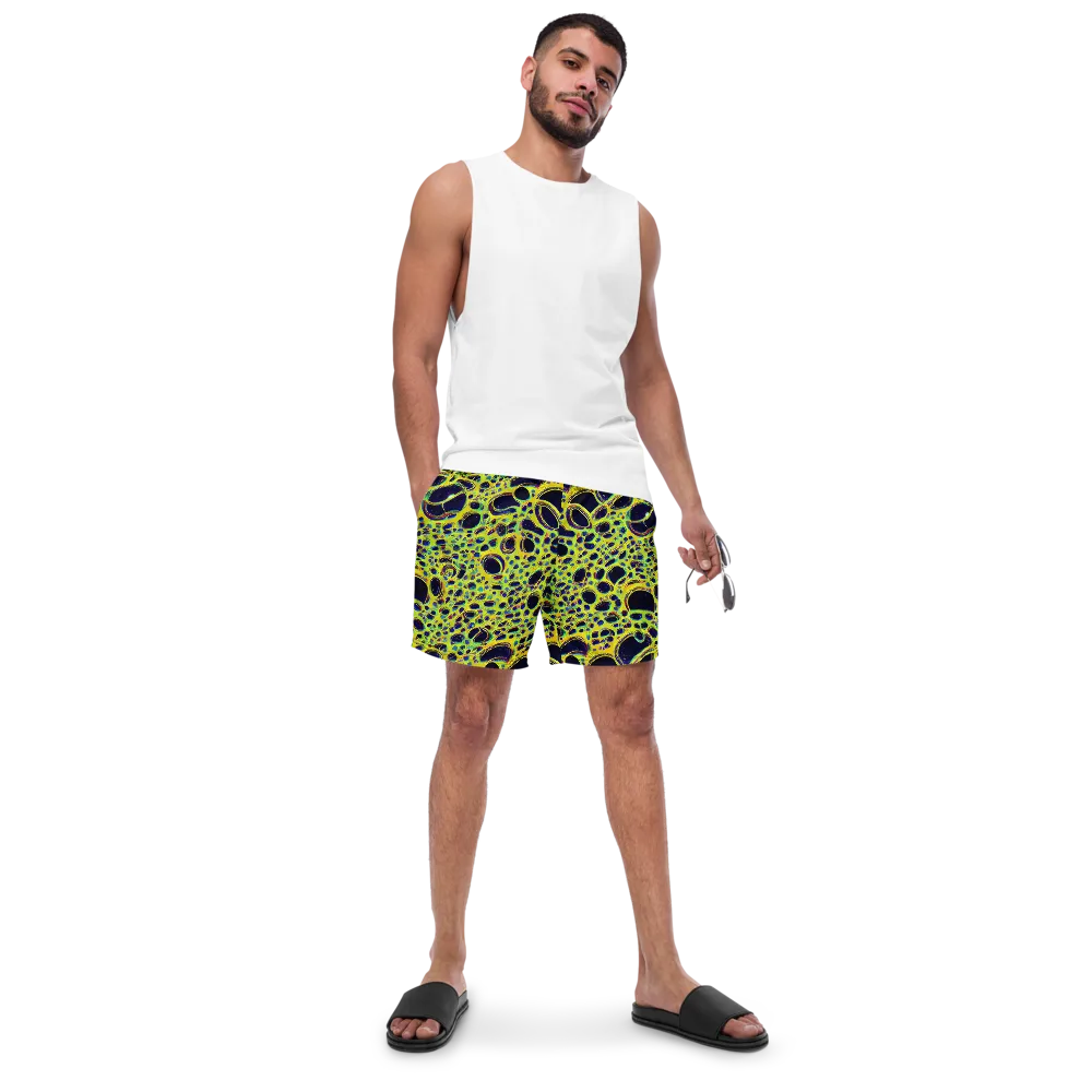 Acidic Nebula on Swim Trunks — Front