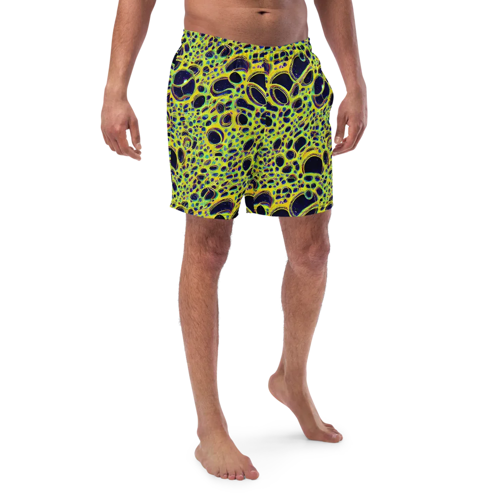 Acidic Nebula on Swim Trunks — Front