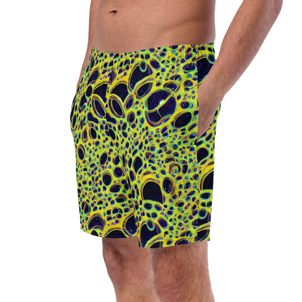 Acidic Nebula on Swim Trunks — Left Front
