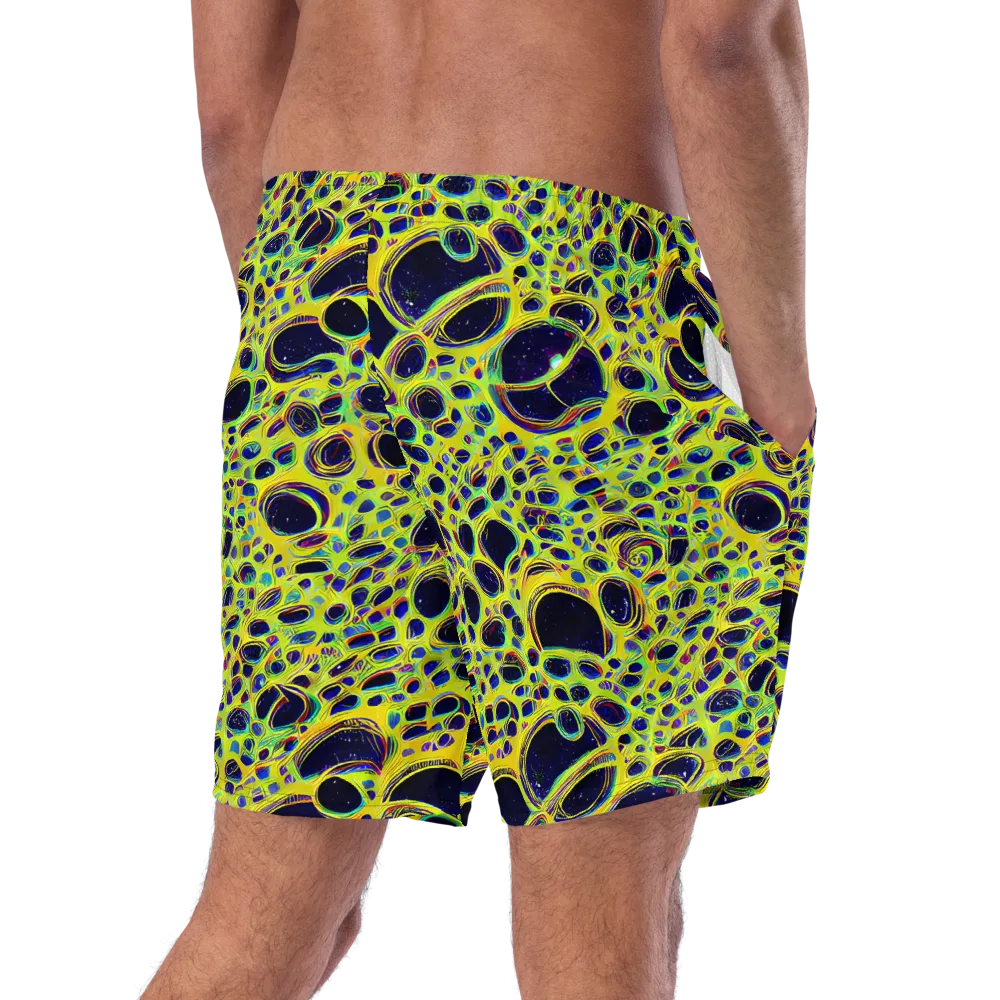 Acidic Nebula on Swim Trunks — Right Back