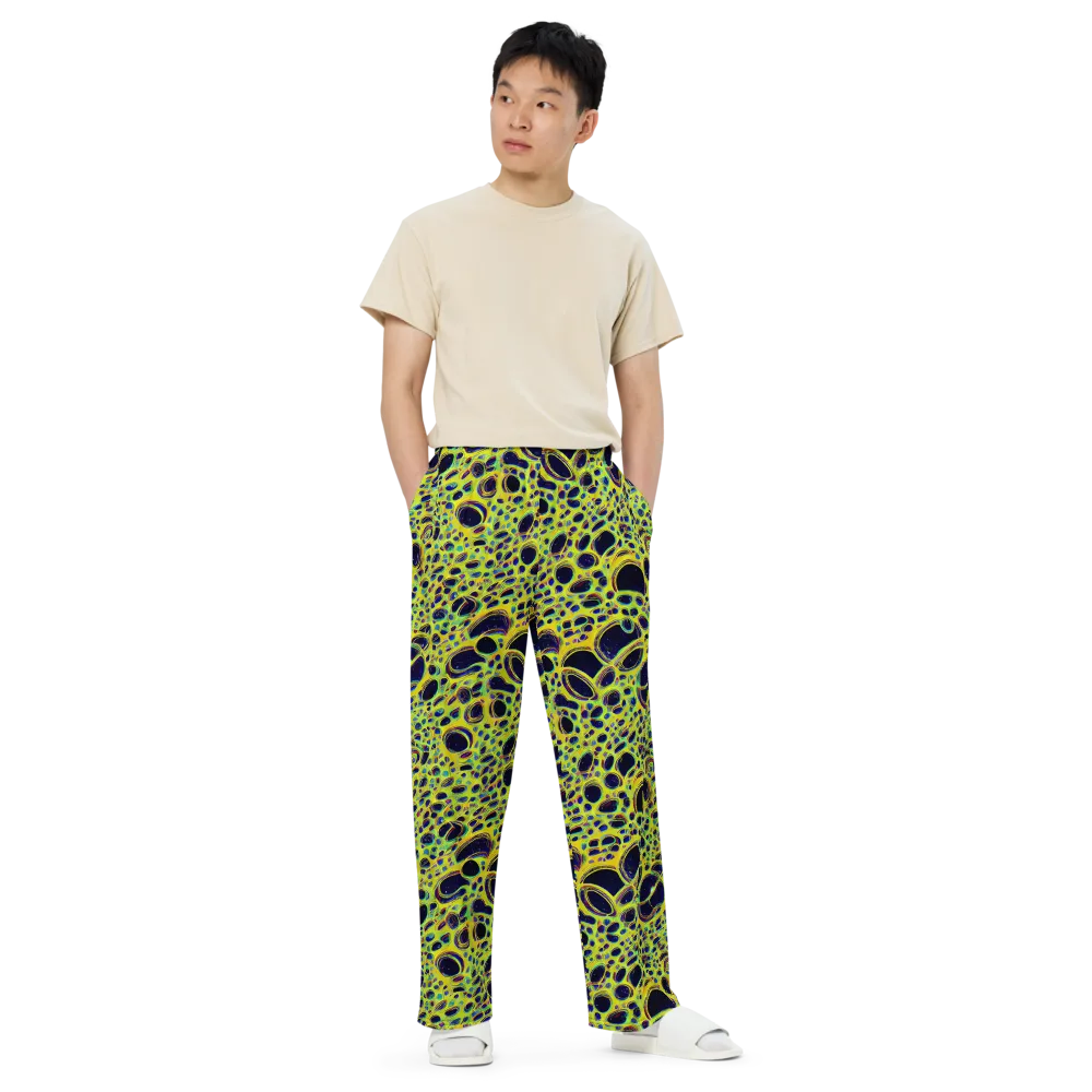 Acidic Nebula on Wide-Leg Pants — Front