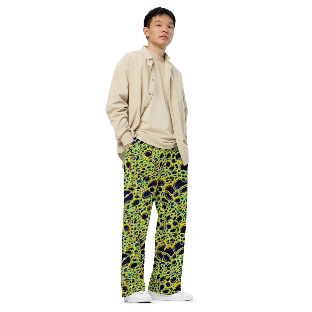 Acidic Nebula on Wide-Leg Pants — Right Front