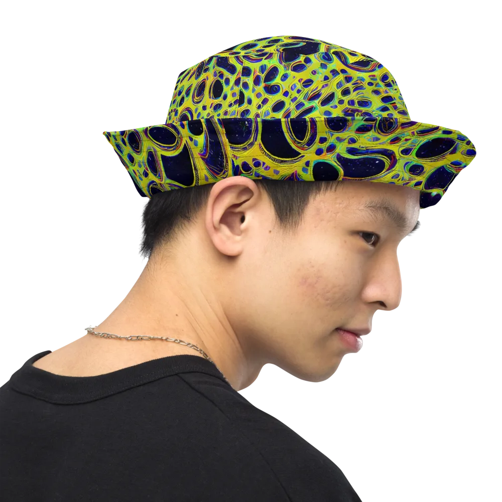 Acidic Nebula on Reversible Bucket Hat — Right Outside