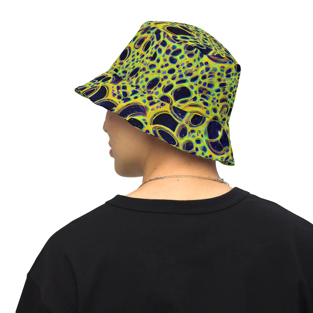Acidic Nebula on Reversible Bucket Hat — Back Inside
