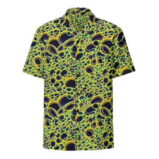 Acidic Nebula on a Button Shirt