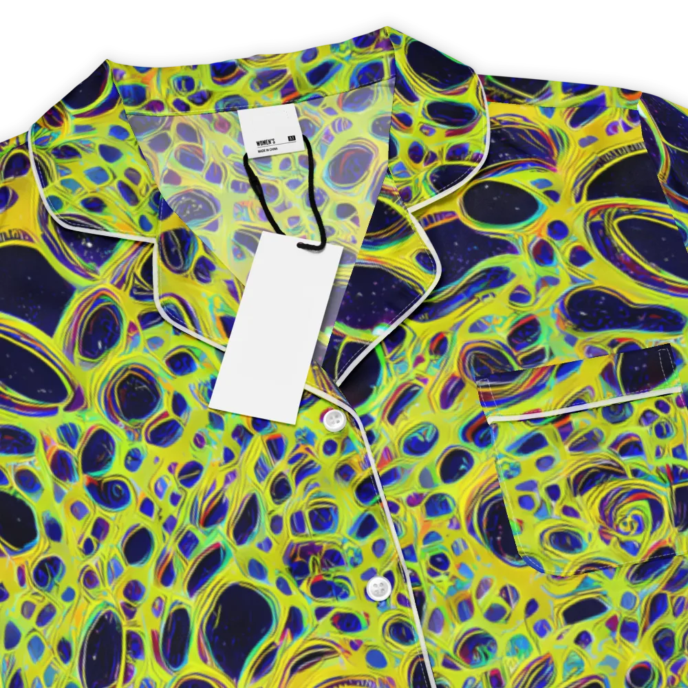 Acidic Nebula on Women's Short Sleeve Pajama Top — Product details