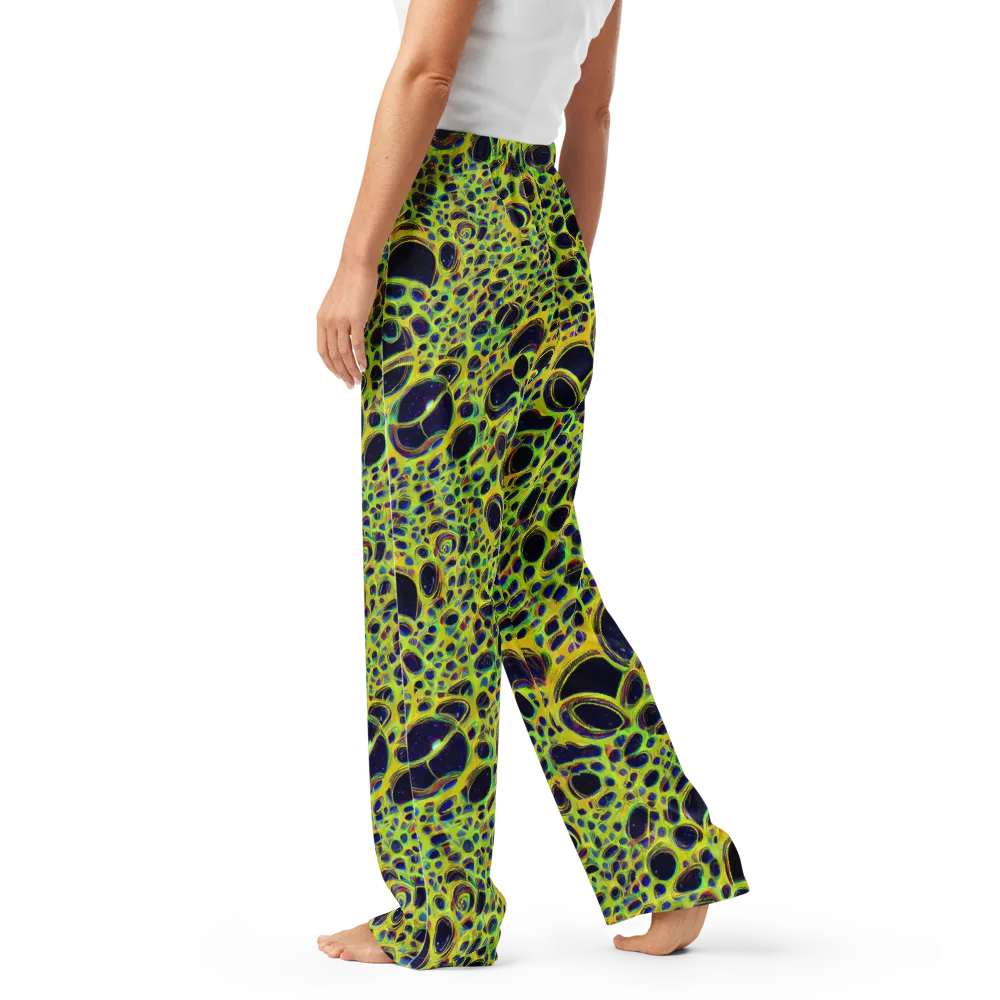Acidic Nebula on Women's Pajama Pants — Left