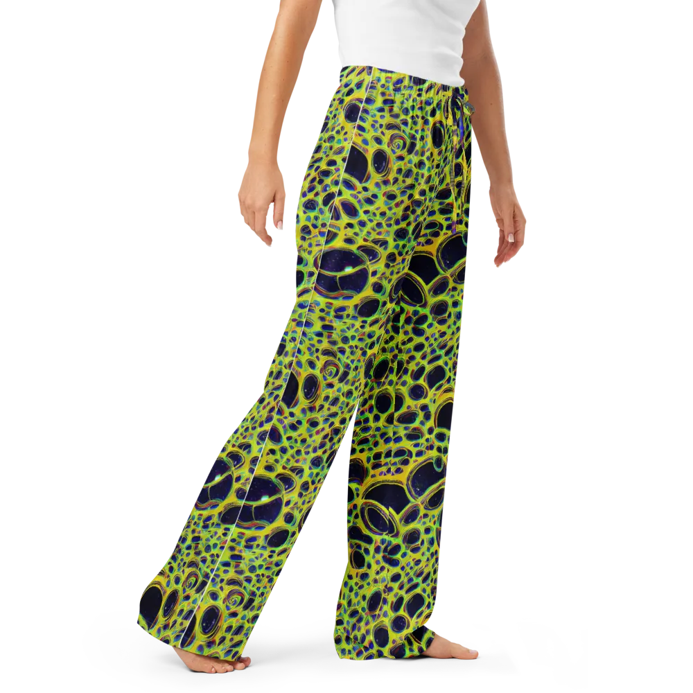 Acidic Nebula on Women's Pajama Pants — Right Front