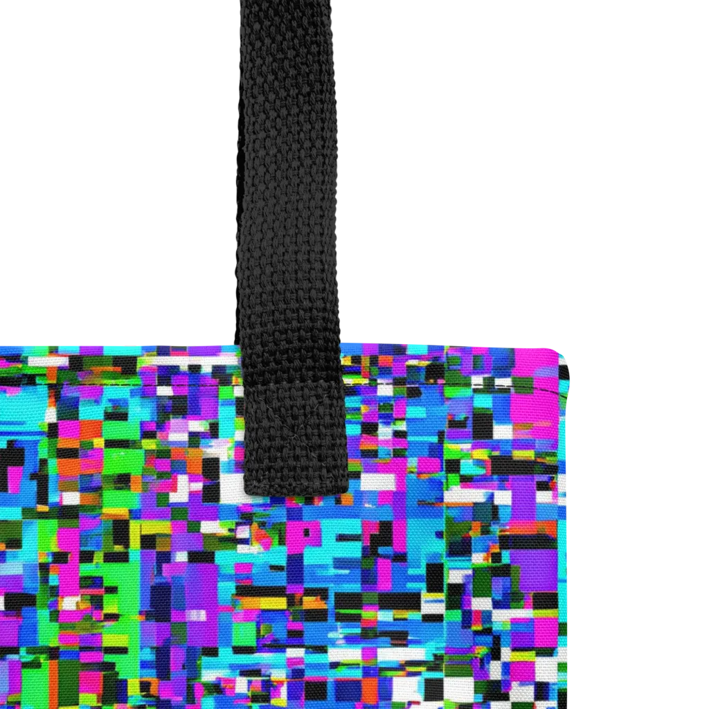 Neon Mosaic on Tote Bag — Product details