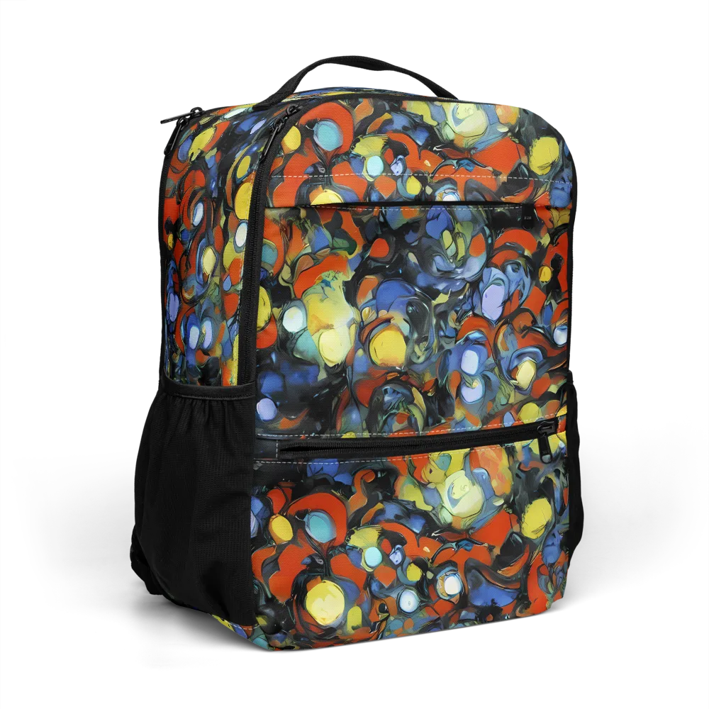 The Vivid Collapse on Utility Backpack — Right Front