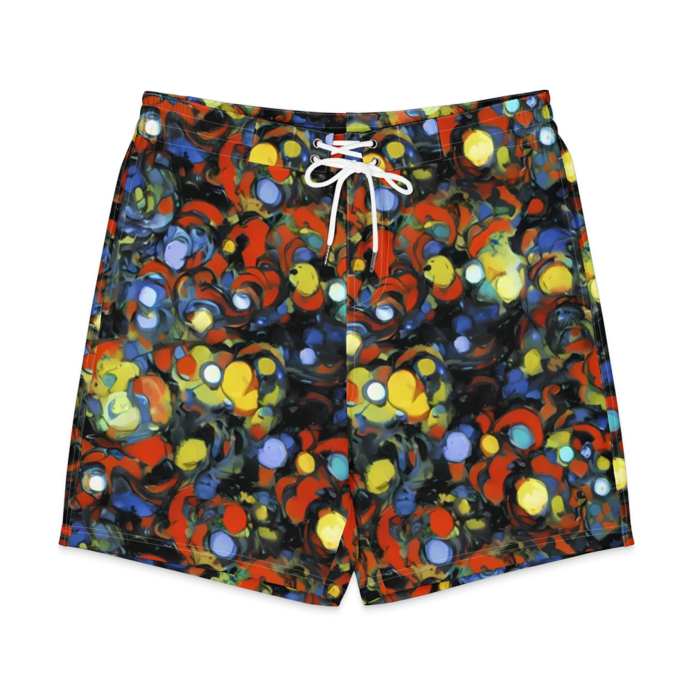 The Vivid Collapse on Men's Board Shorts — Front