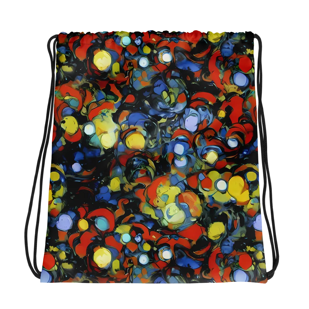 The Vivid Collapse on Drawstring Bag — Photo
