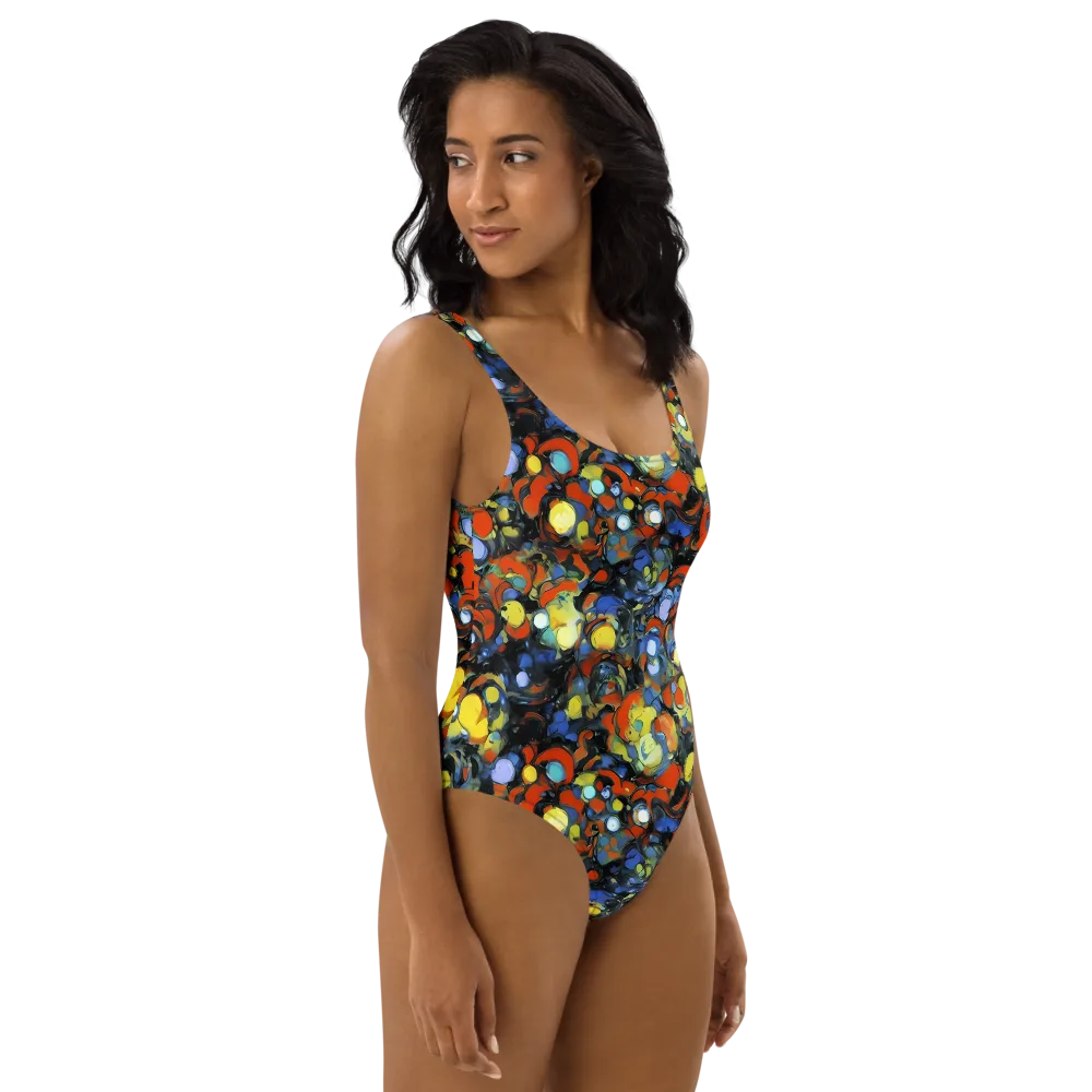 The Vivid Collapse on One-Piece Swimsuit — Right