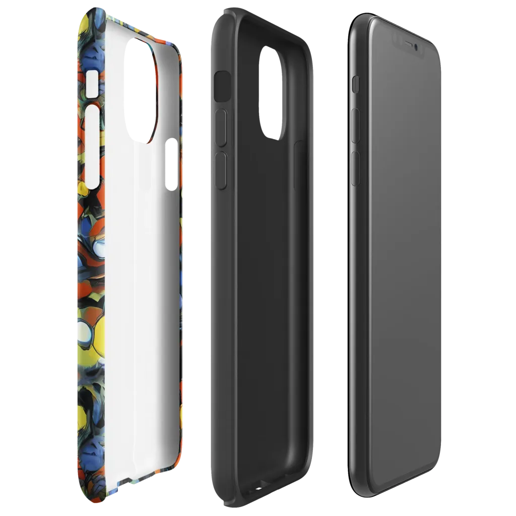 The Vivid Collapse on Tough Case for iPhone® — Right