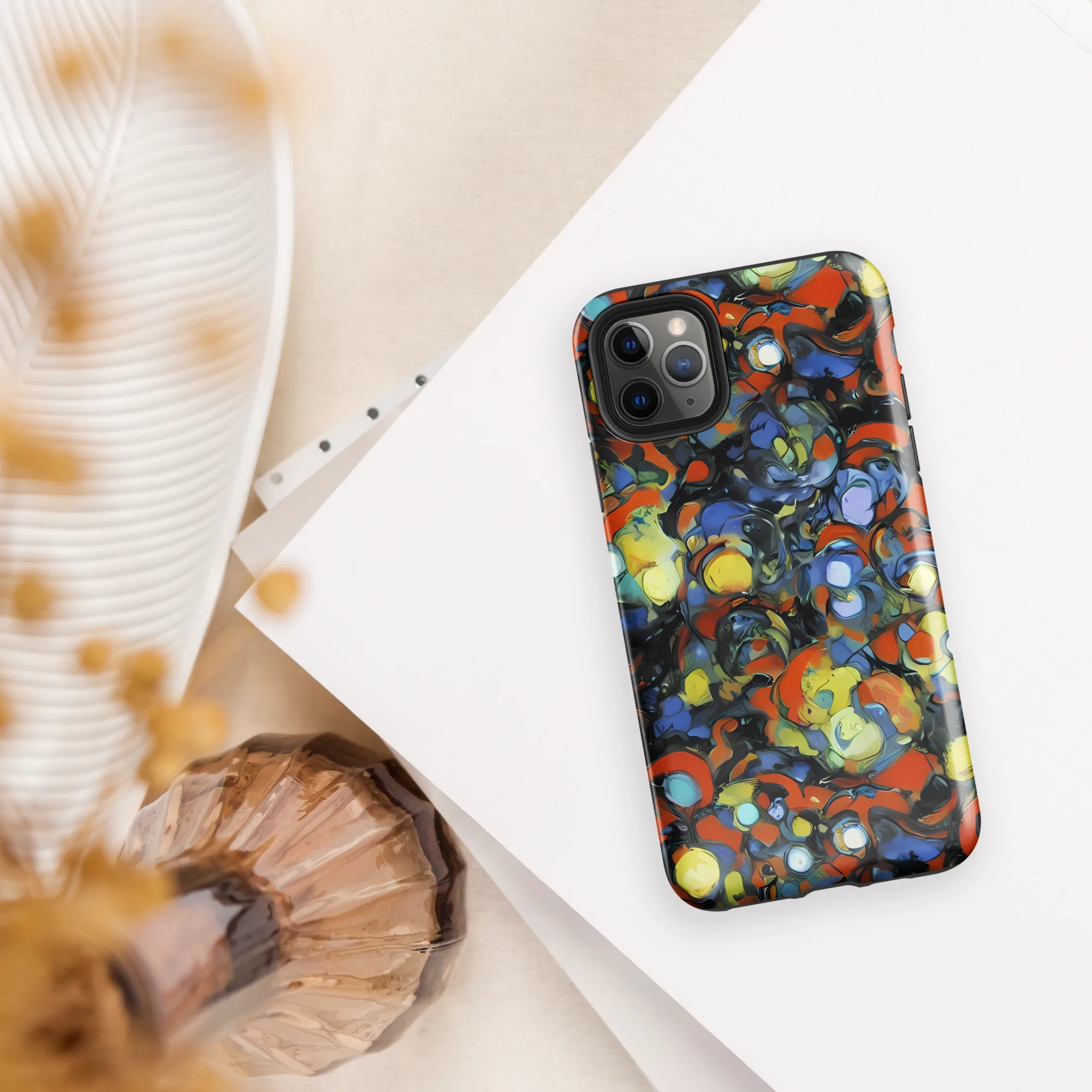 The Vivid Collapse on Tough Case for iPhone® — Front