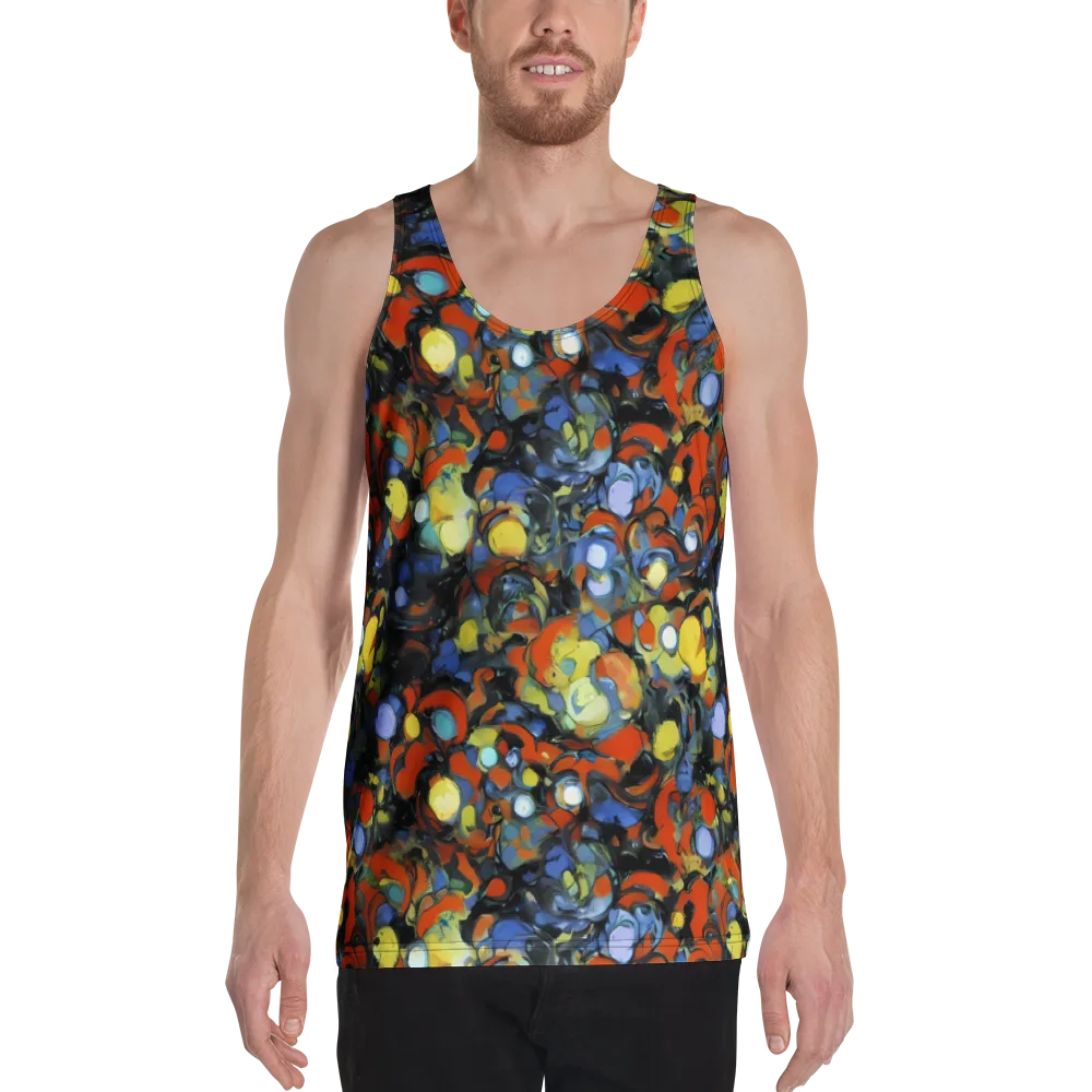 The Vivid Collapse on Men's Tank Top — Front