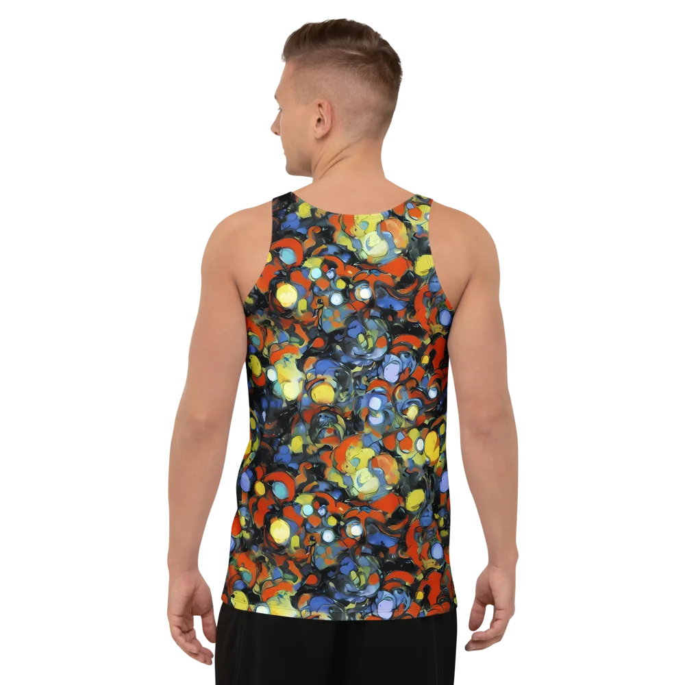 The Vivid Collapse on Men's Tank Top — Back