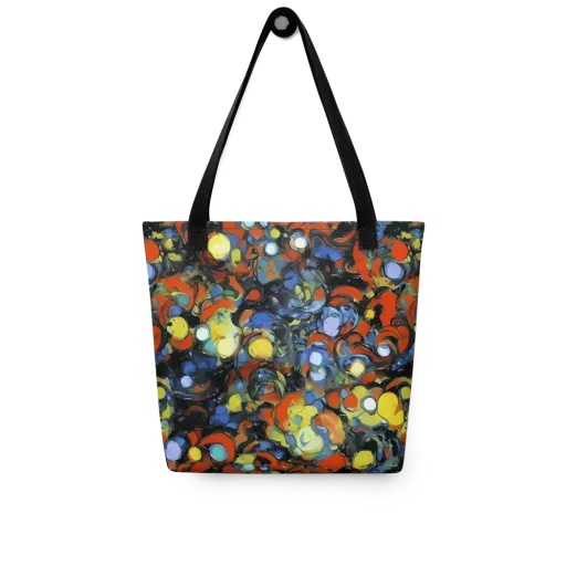 The Vivid Collapse on a Tote Bag