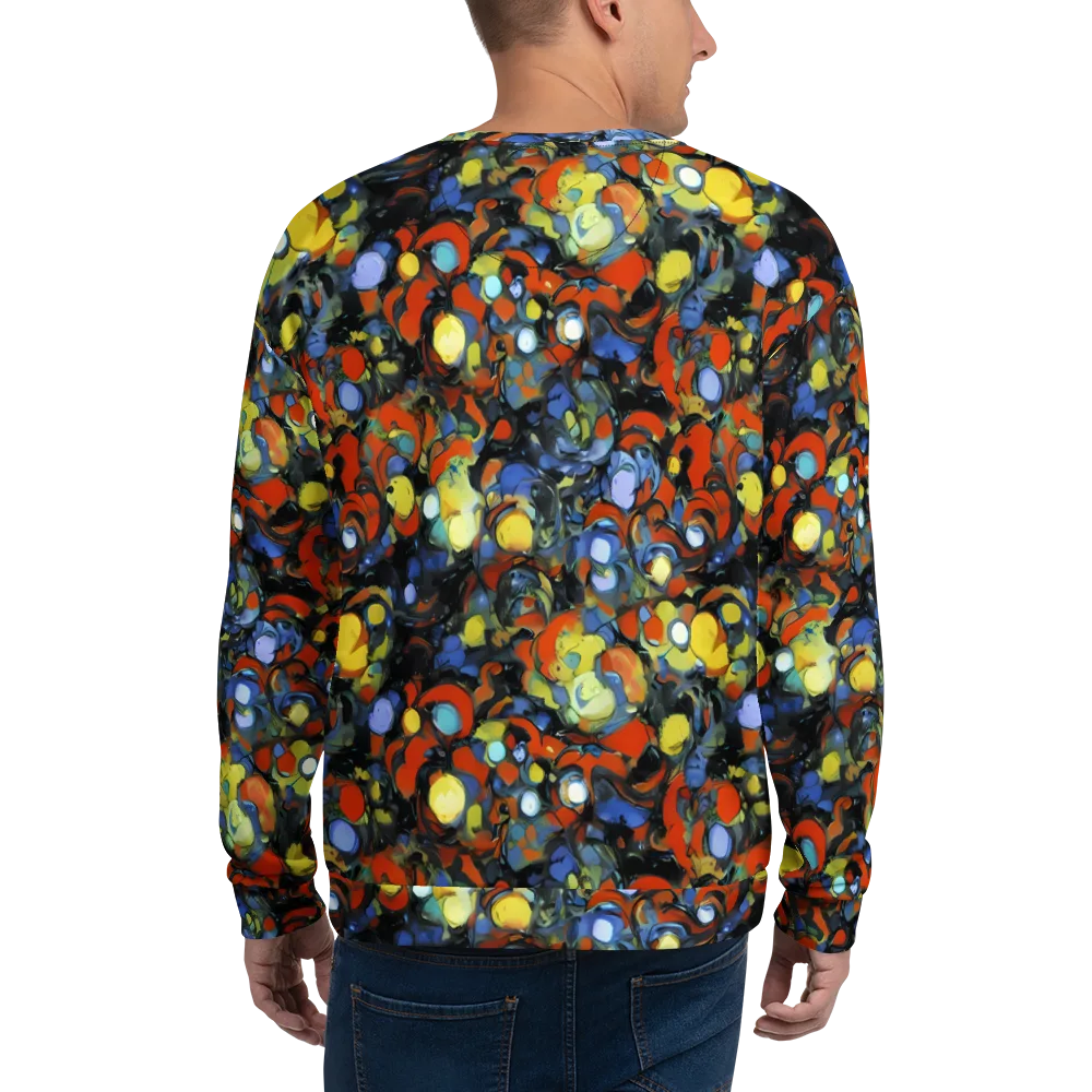 The Vivid Collapse on Sweatshirt — Back