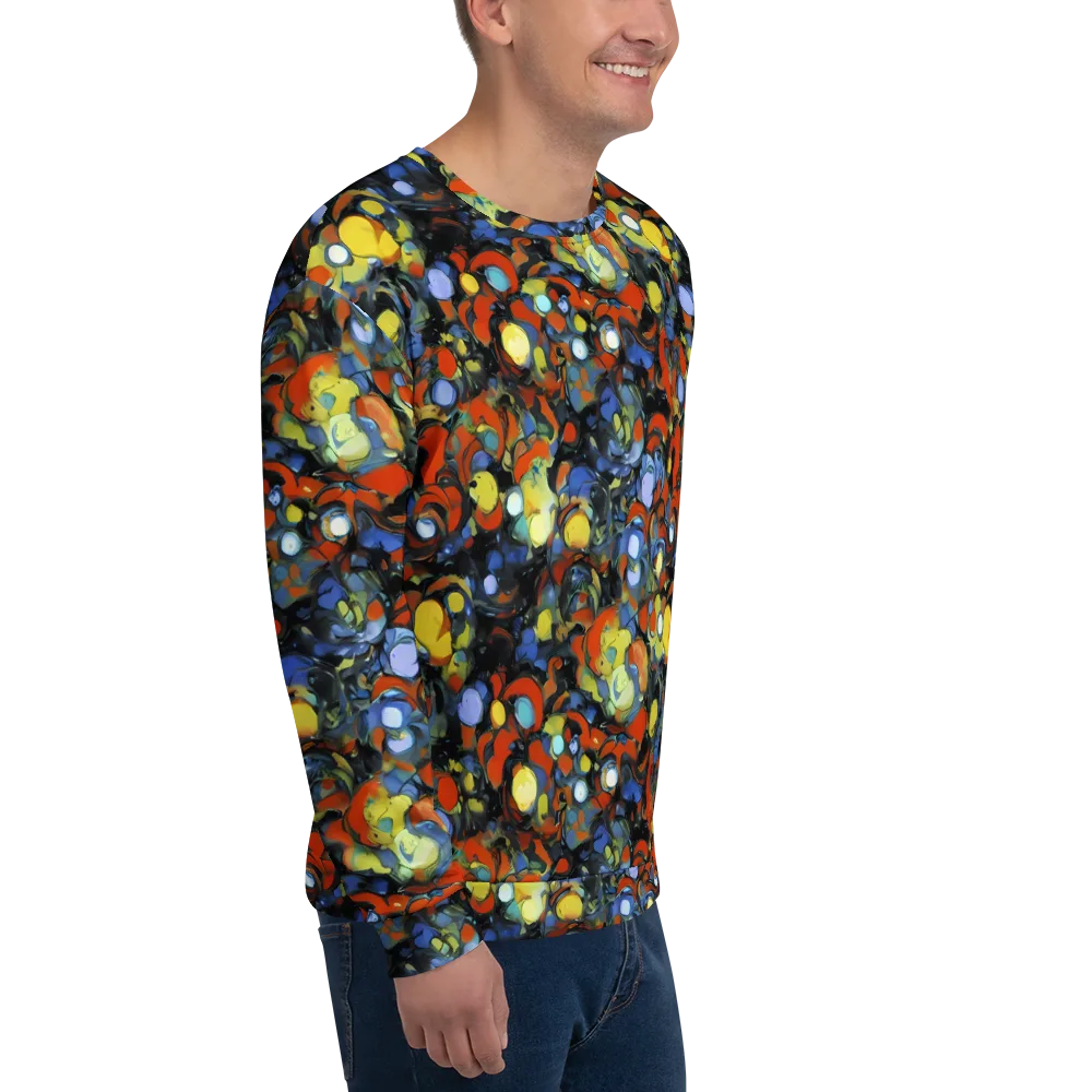 The Vivid Collapse on Sweatshirt — Right Front