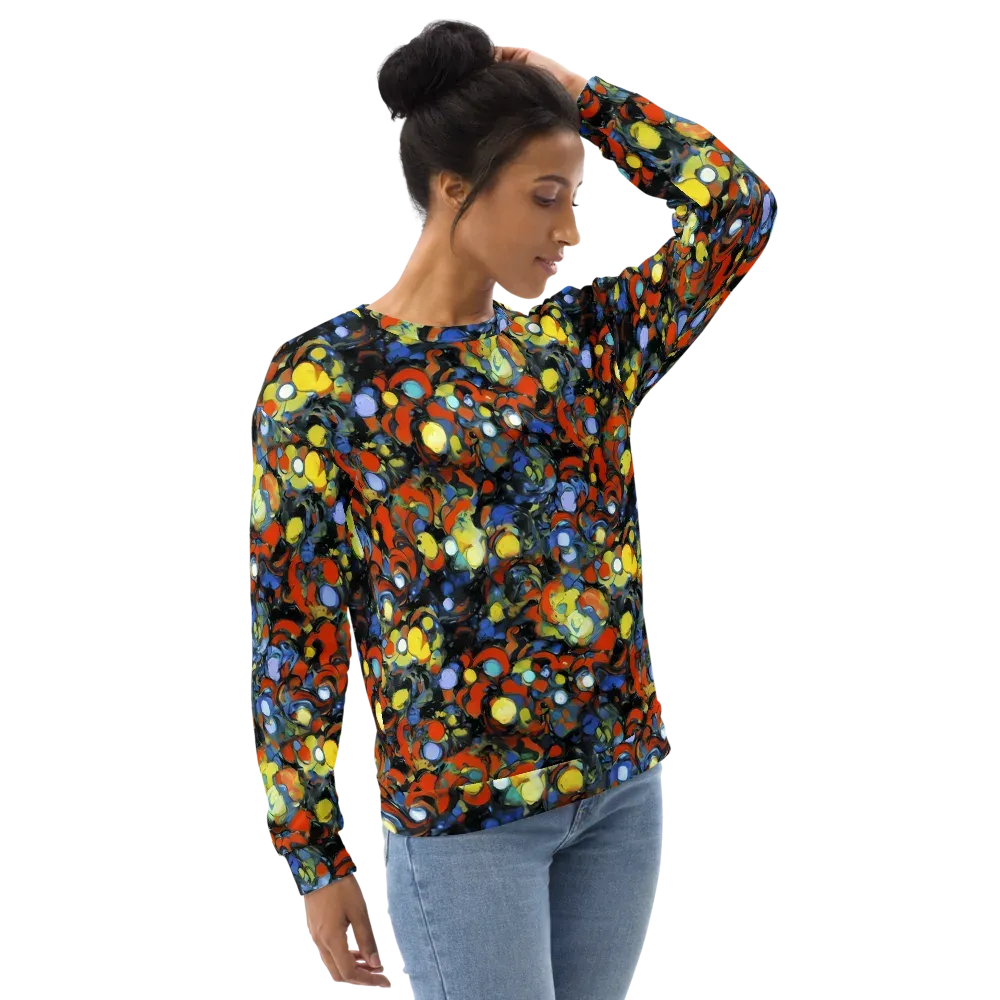 The Vivid Collapse on Sweatshirt — Right Front
