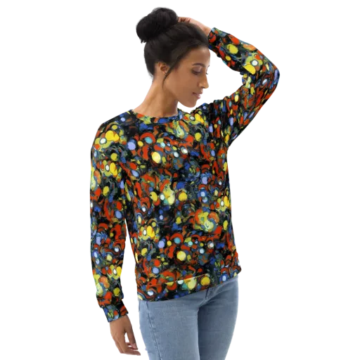 The Vivid Collapse on a Sweatshirt