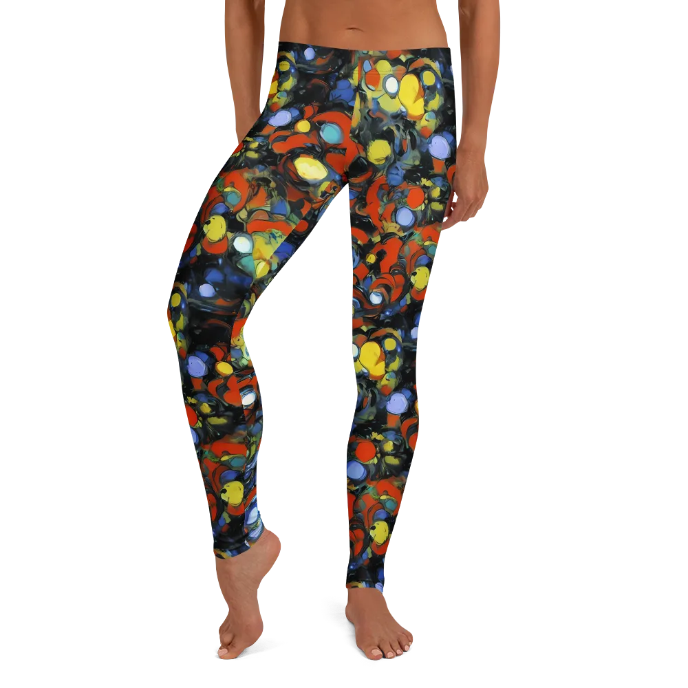The Vivid Collapse on Leggings — Front