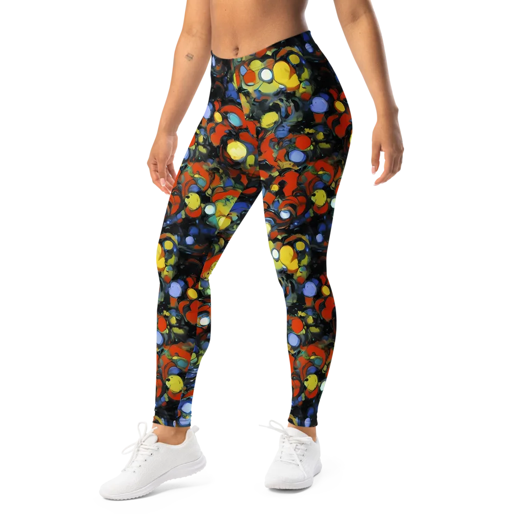 The Vivid Collapse on Leggings — Left Front