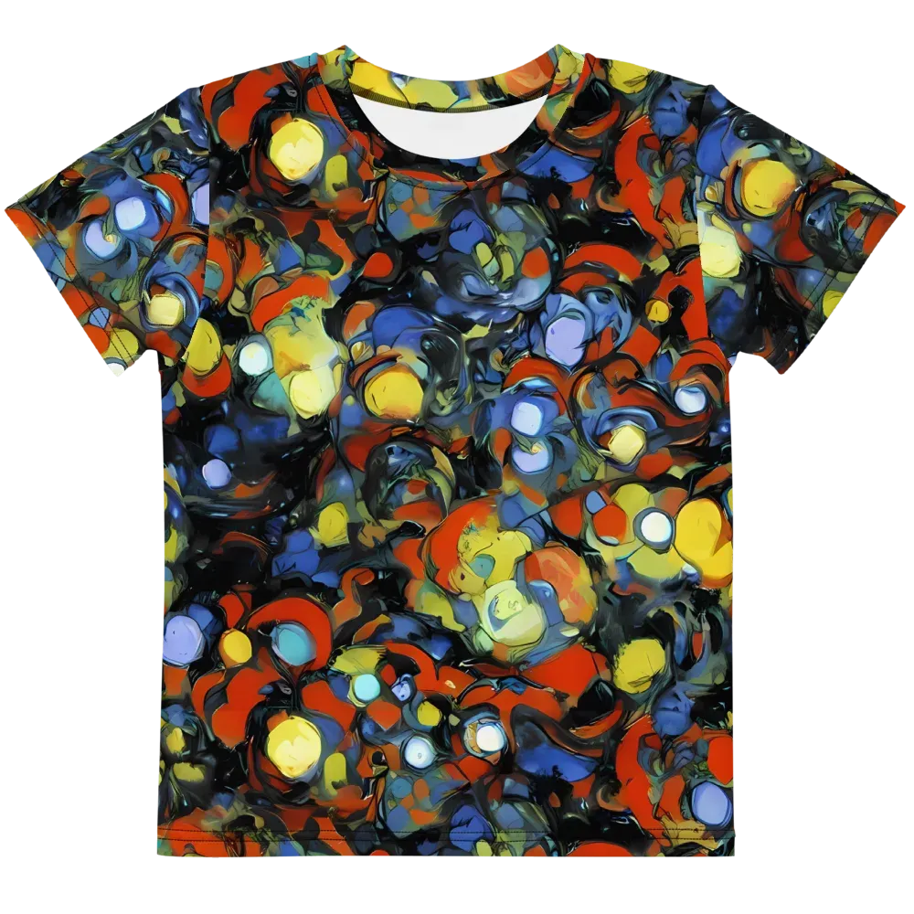 The Vivid Collapse on Kids Crew Neck T-Shirt — Front