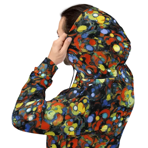 The Vivid Collapse on a Hoodie