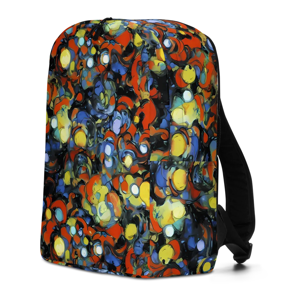 The Vivid Collapse on Minimalist Backpack — Left