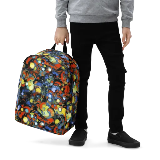 The Vivid Collapse on a Minimalist Backpack
