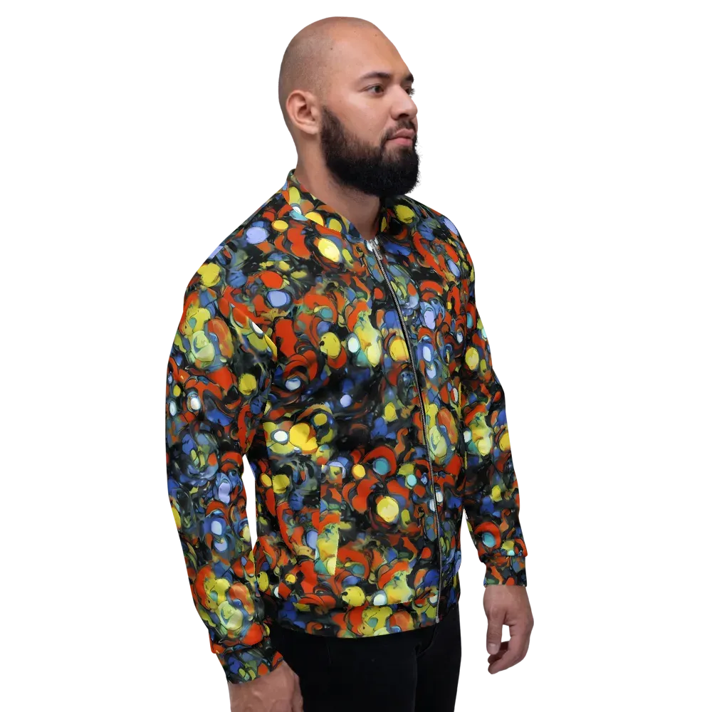 The Vivid Collapse on Bomber Jacket — Right