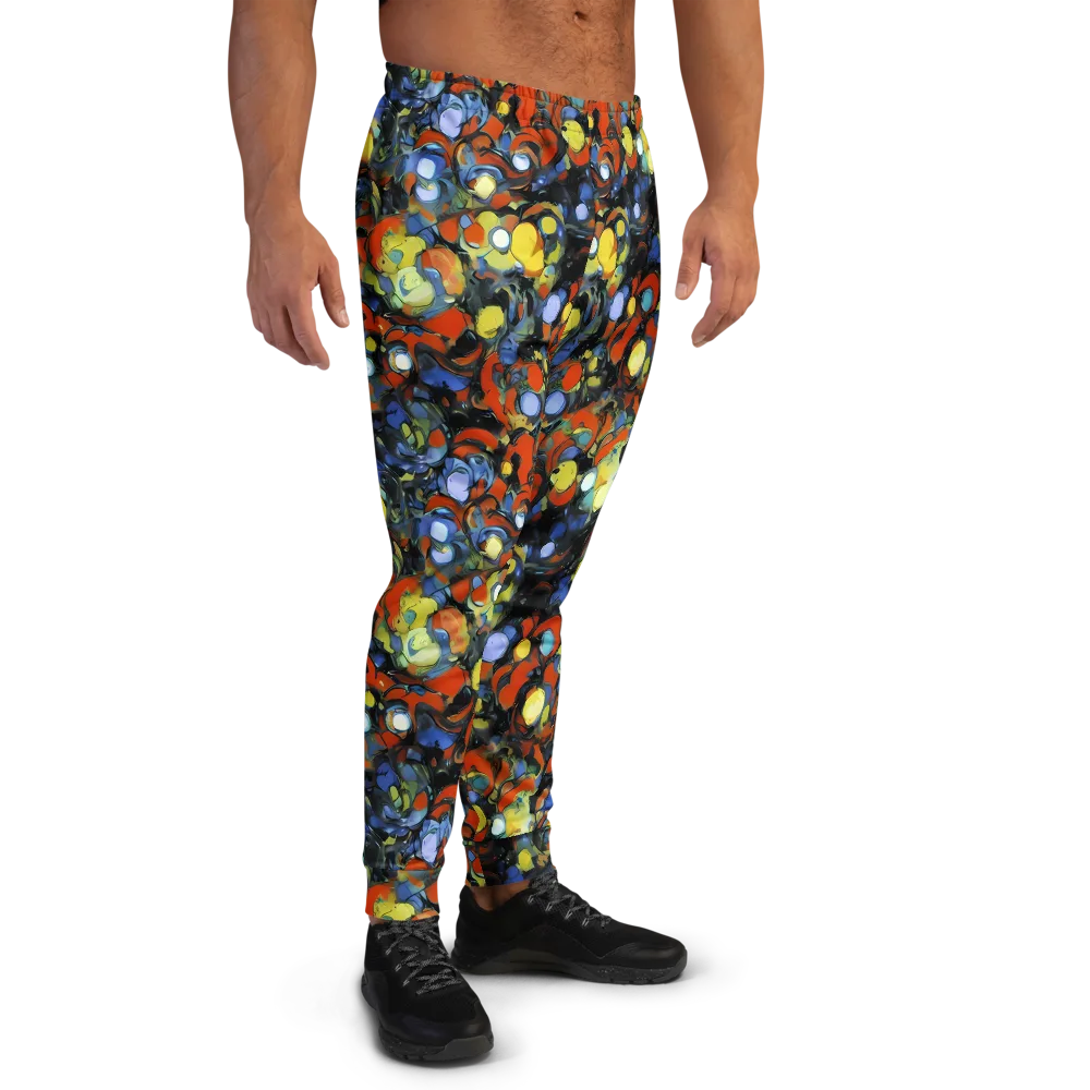 The Vivid Collapse on Men's Joggers — Right
