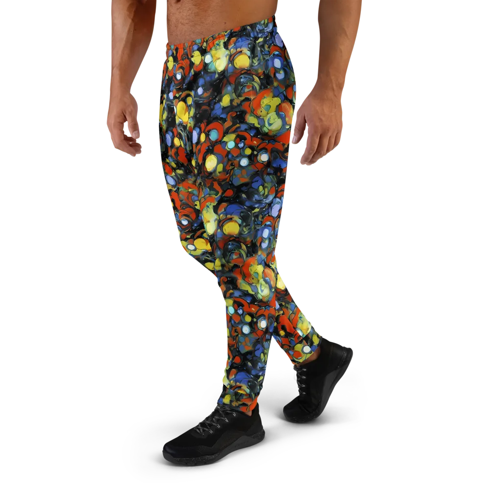The Vivid Collapse on Men's Joggers — Left