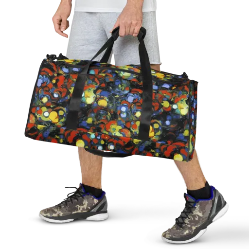 The Vivid Collapse on a Duffle Bag