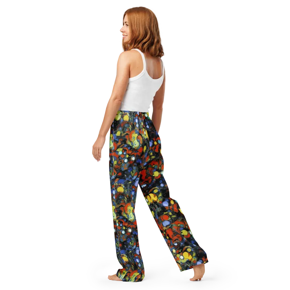 The Vivid Collapse on Women's Pajama Pants — Back