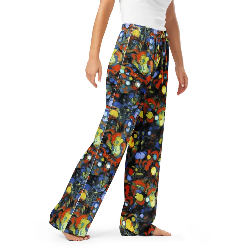 The Vivid Collapse on Women's Pajama Pants — Right Front