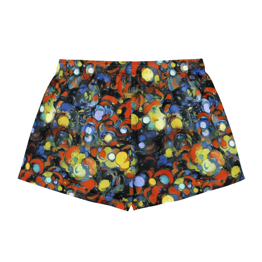 The Vivid Collapse on Women's Pajama Shorts — Back